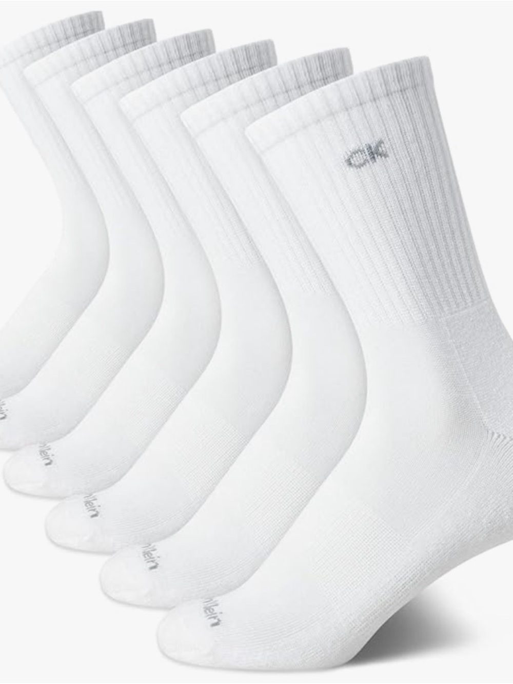 🎁(FREE with $15+ purchase) 
 Calvin Klein Women’s Cushion Crew Socks - 3-Pack